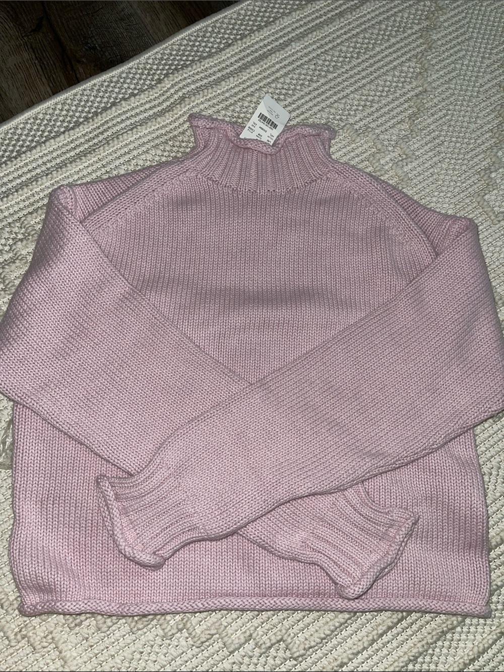 NWT J. Crew Heather Lilac Rollneck Sweater 2025 - Kids XXL / Womenβs XS/S